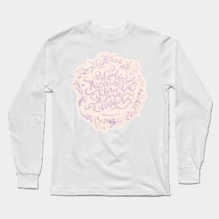 Never Will I Leave You - Hebrews 13:5 Long Sleeve T-Shirt